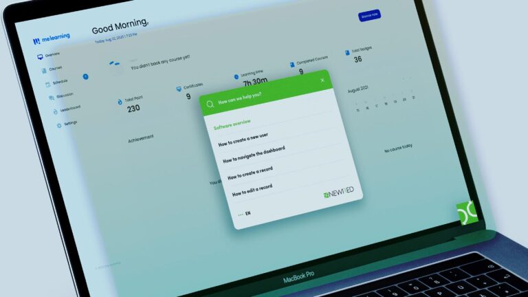 Me Learning’s innovative partnership with Newired: Changing the face of software learning