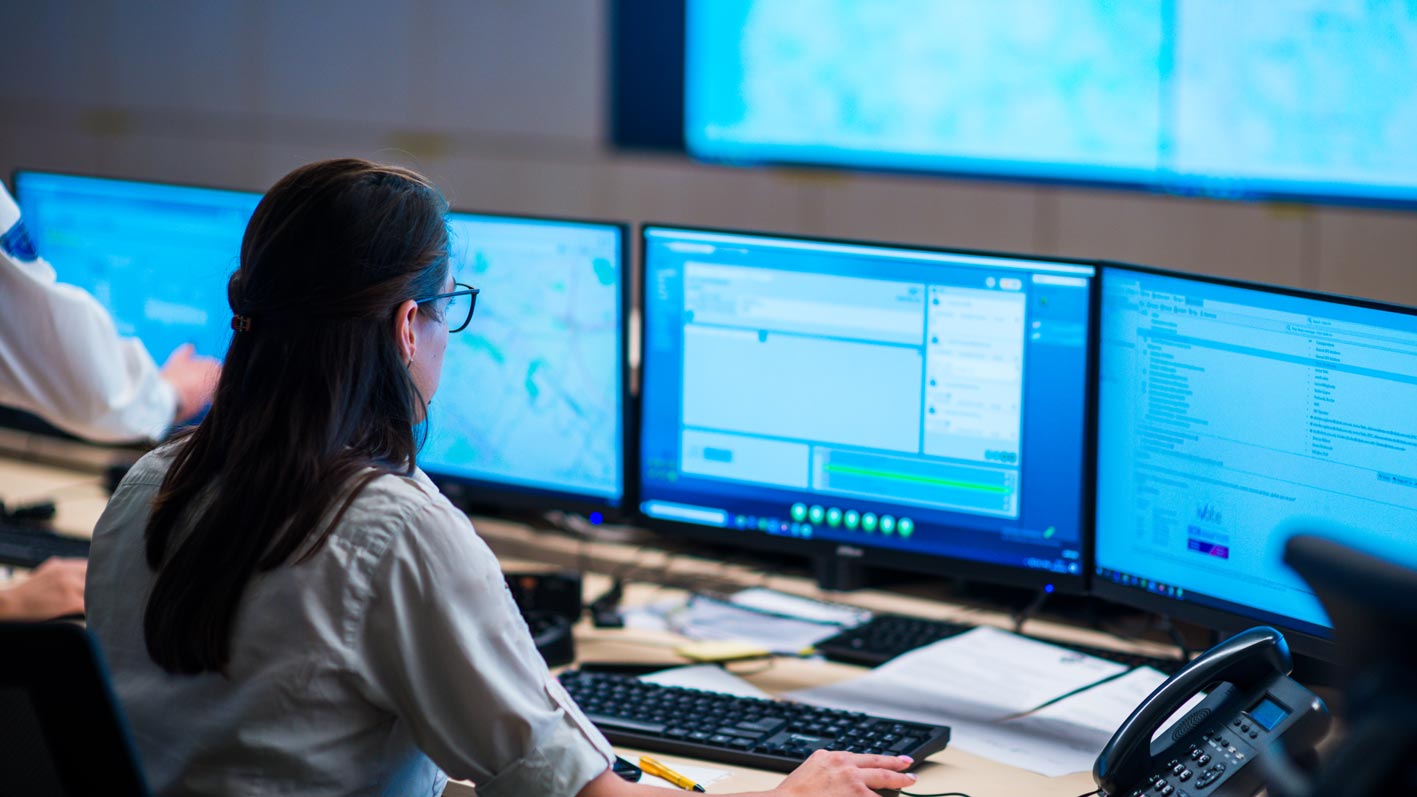 Police control room