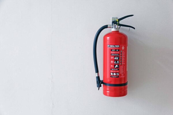 A,Fire,Extinguisher,On,The,Wall