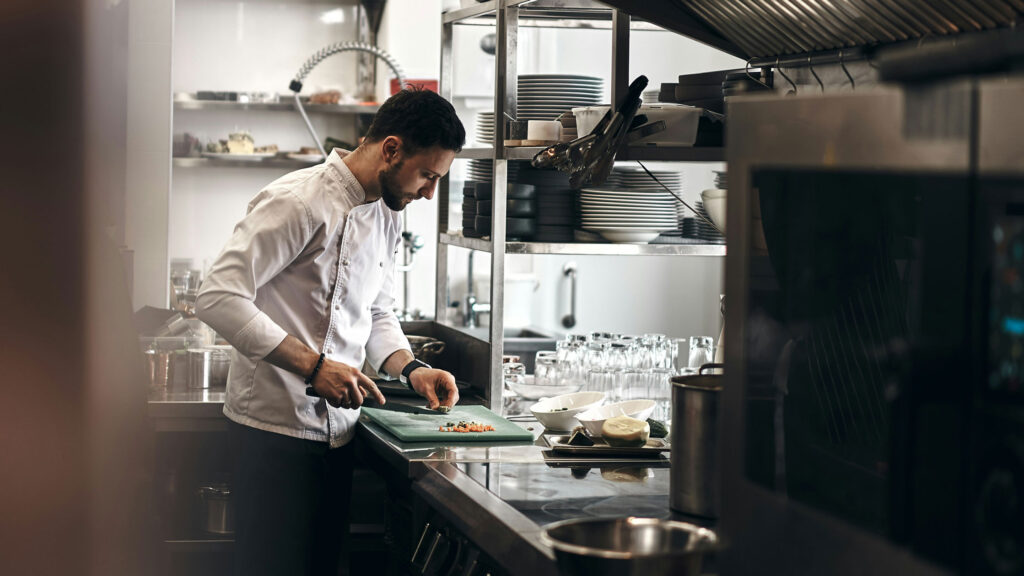 chef cooking in the kitchen