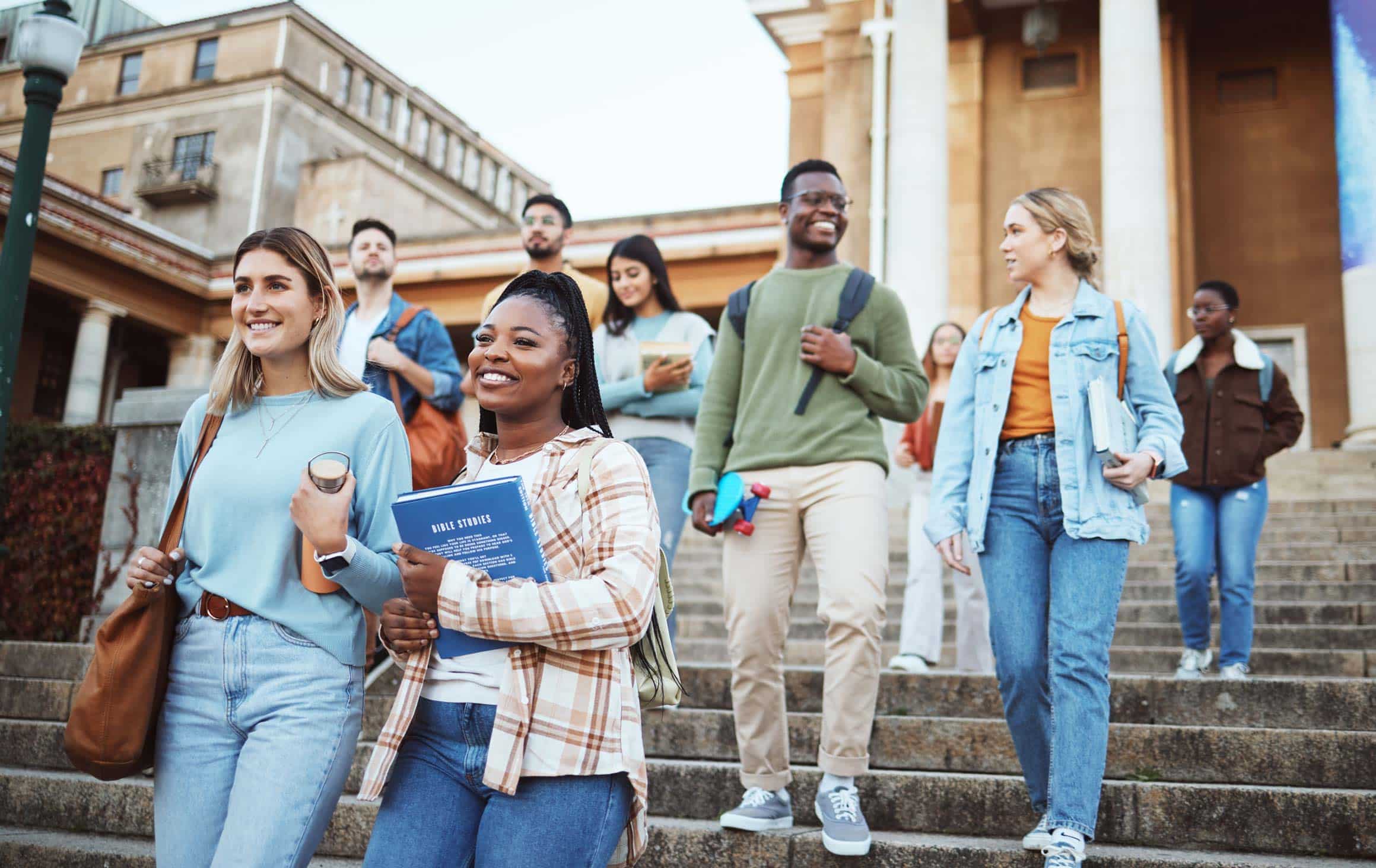 students at the university