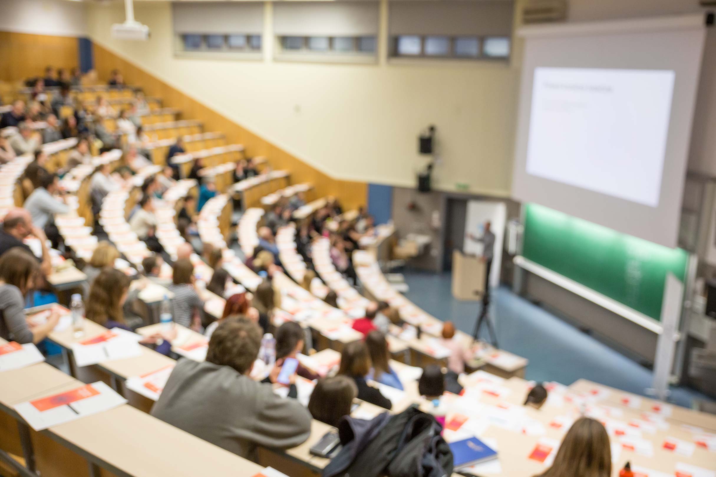 University lecture hall- Higher-education
