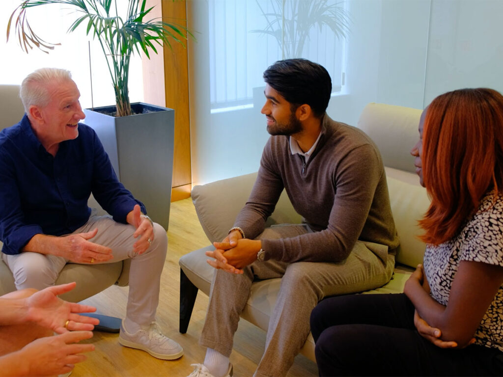 people sitting in the office