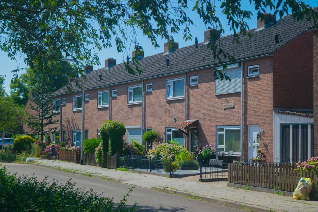 Photo of row of houses