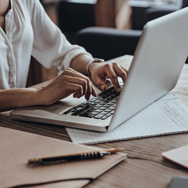 Woman on laptop