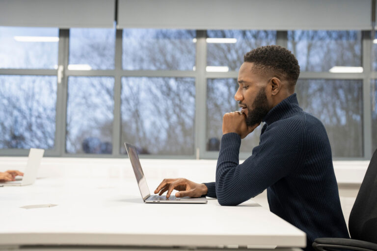 Man on laptop
