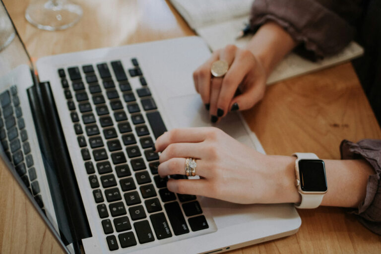 Woman on laptop